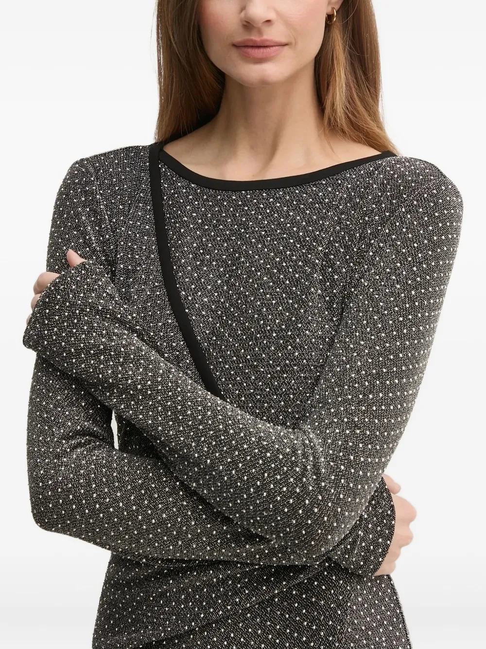 Diane Von Furstenberg Wrap-front Maxi Dress In Gray