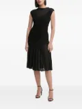 DVF Diane von Furstenberg Rick pleated midi dress - Black