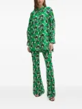 DVF Diane von Furstenberg graphic-print pants - Green