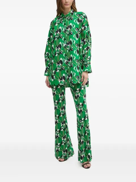 DVF Diane von Furstenberg graphic-print pants