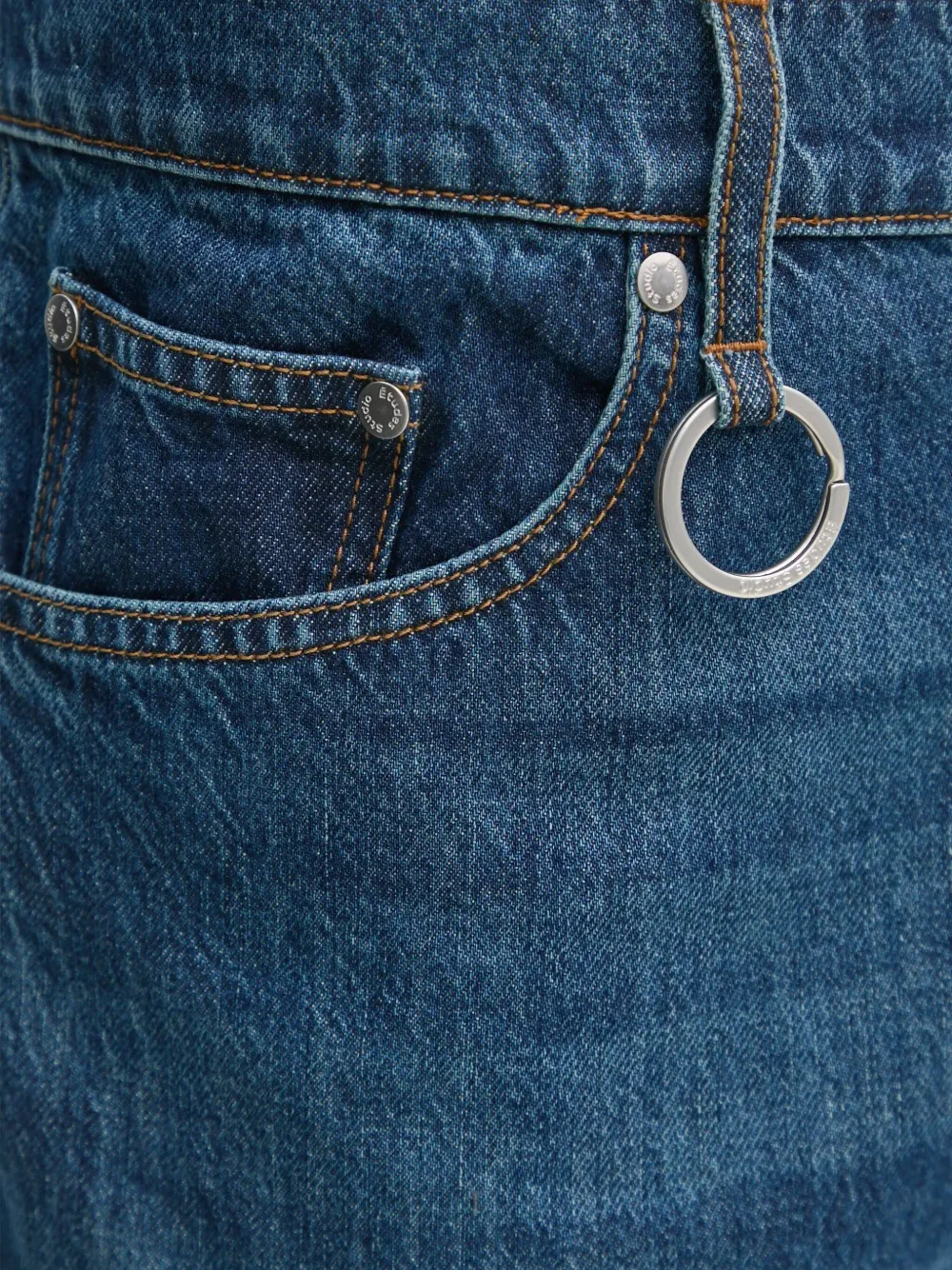 Etudes Studio Ring-detail Jeans In Blue