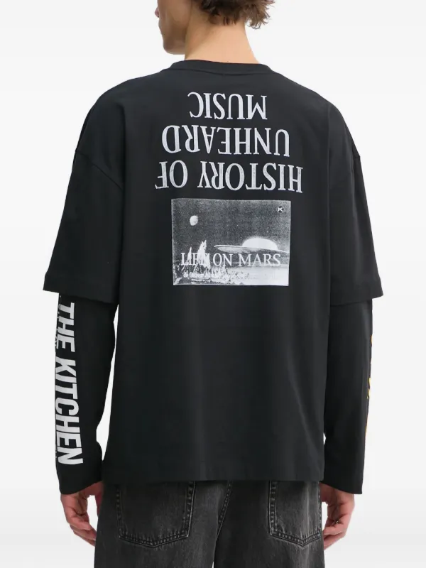 Études Studio long-sleeve Graphic T-shirt | Black | FARFETCH