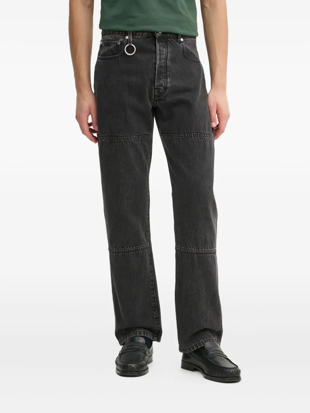 Etudes Studio Panelled Jeans In Black