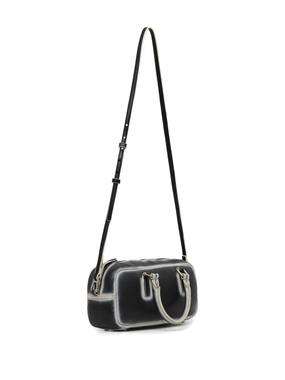 STAND STUDIO stained-effect cross body bag - Zwart