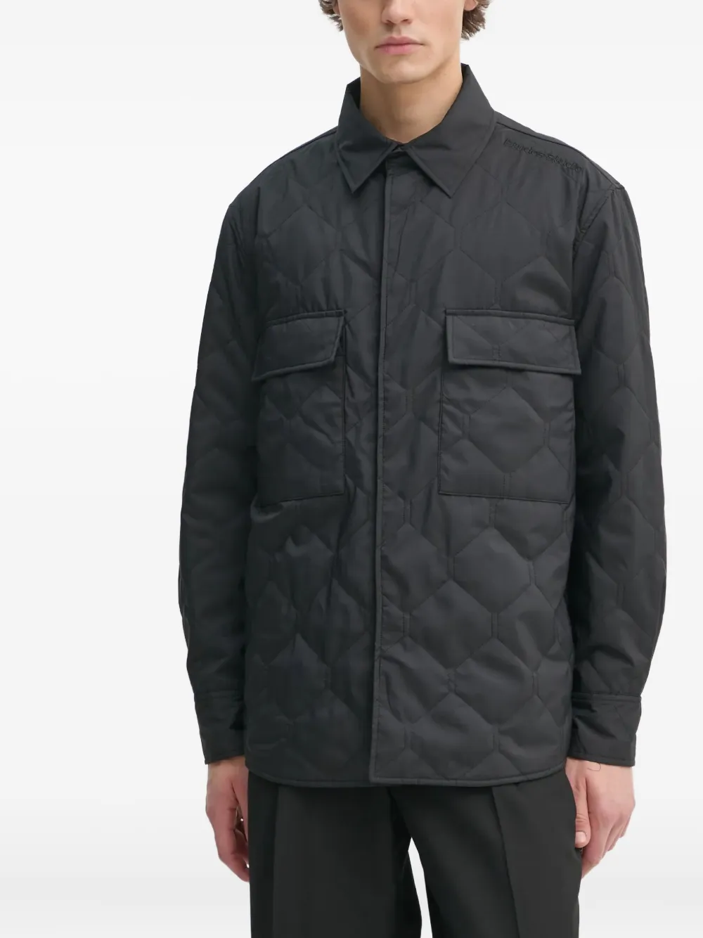 Études Studio quilted pocket jacket - Nero