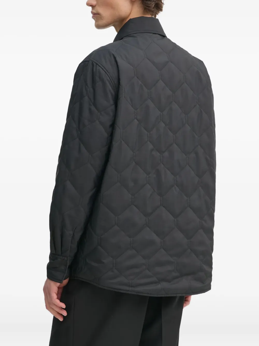  études Studio Quilted Pocket Jacket - Black 