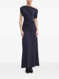 DVF Diane von Furstenberg asymmetric-neck maxi dress - Blue