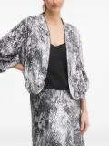 DVF Diane von Furstenberg sequin-embellished jacket - Silver