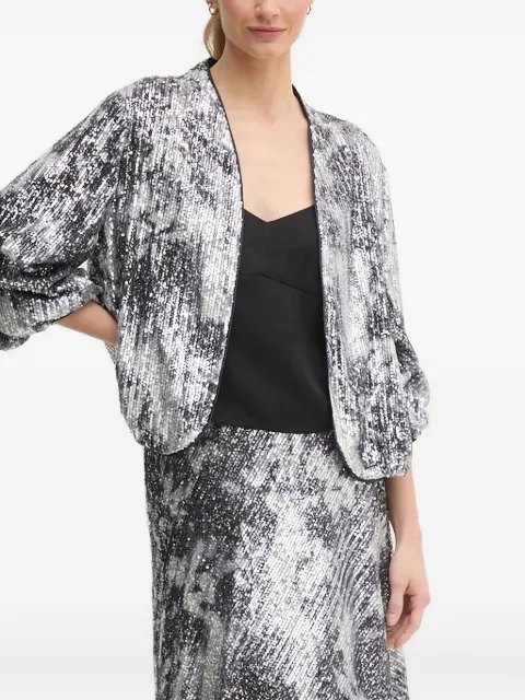 DVF Diane von Furstenberg sequin-embellished jacket