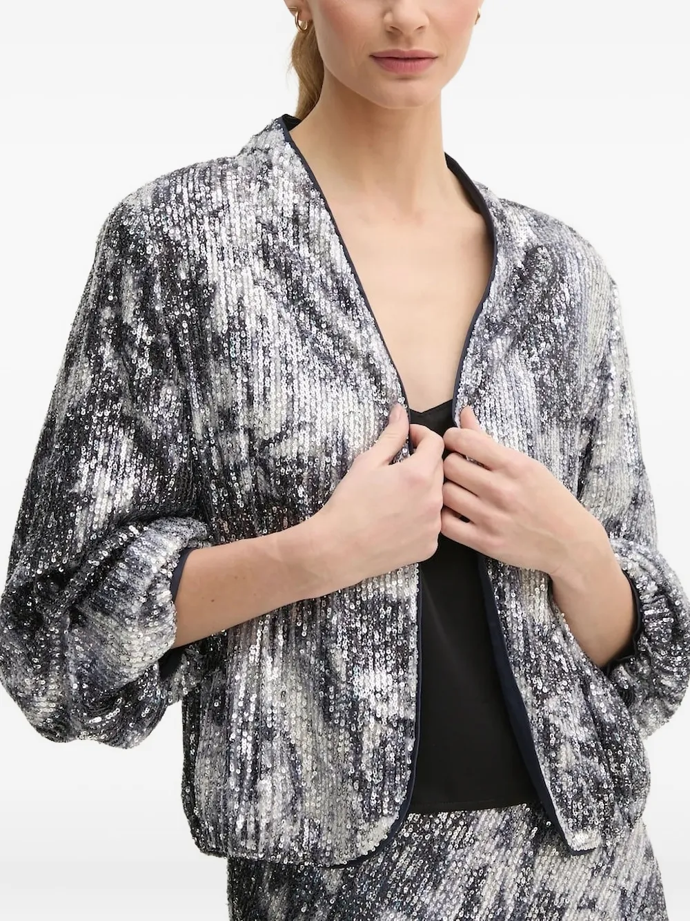 Diane Von Furstenberg Laredo Jacket In Gray