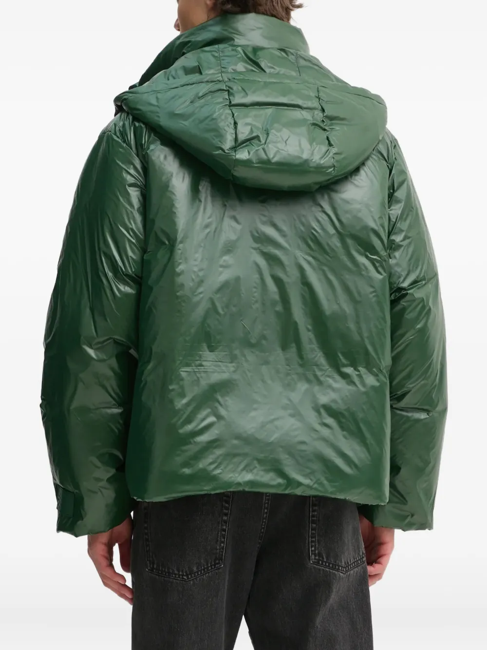 Etudes Studio Hooded Zip Jacket In Green