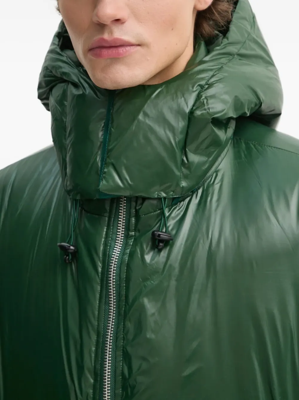 Etudes Studio Hooded Zip Jacket In Green