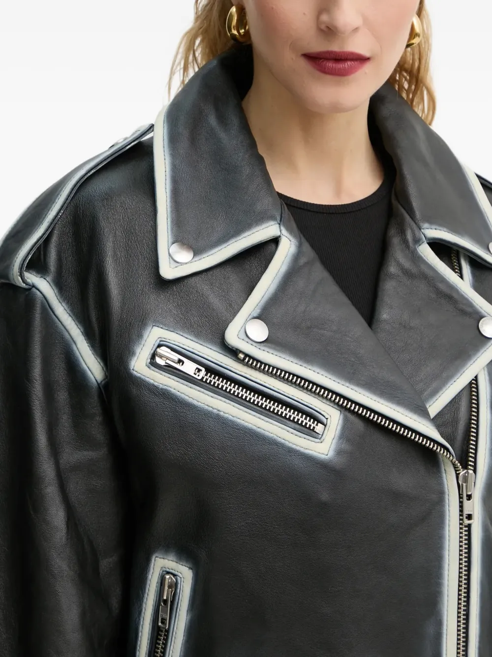 STAND STUDIO Irene Belted Jacket | Black | FARFETCH