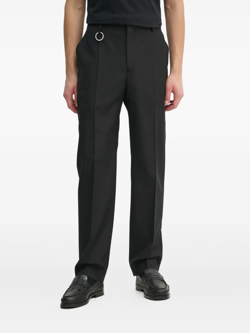 Études Studio Calça com detalhe de argola | Preto | Image 1