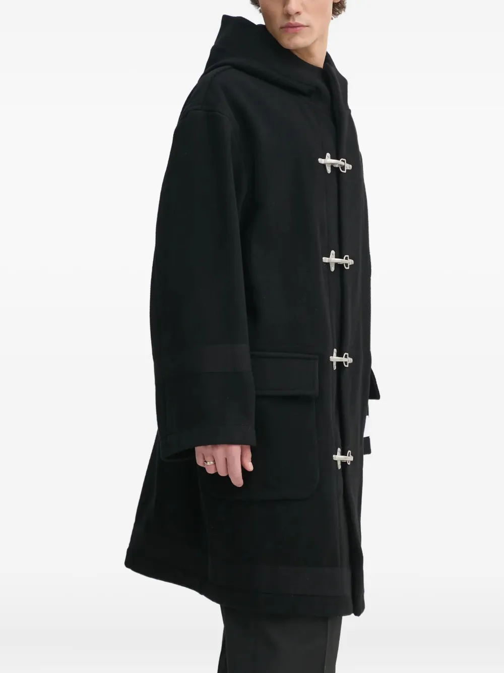 Études Studio abrigo con capucha | negro | Image 1