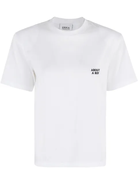 Erika Cavallini  printed cotton t-shirt