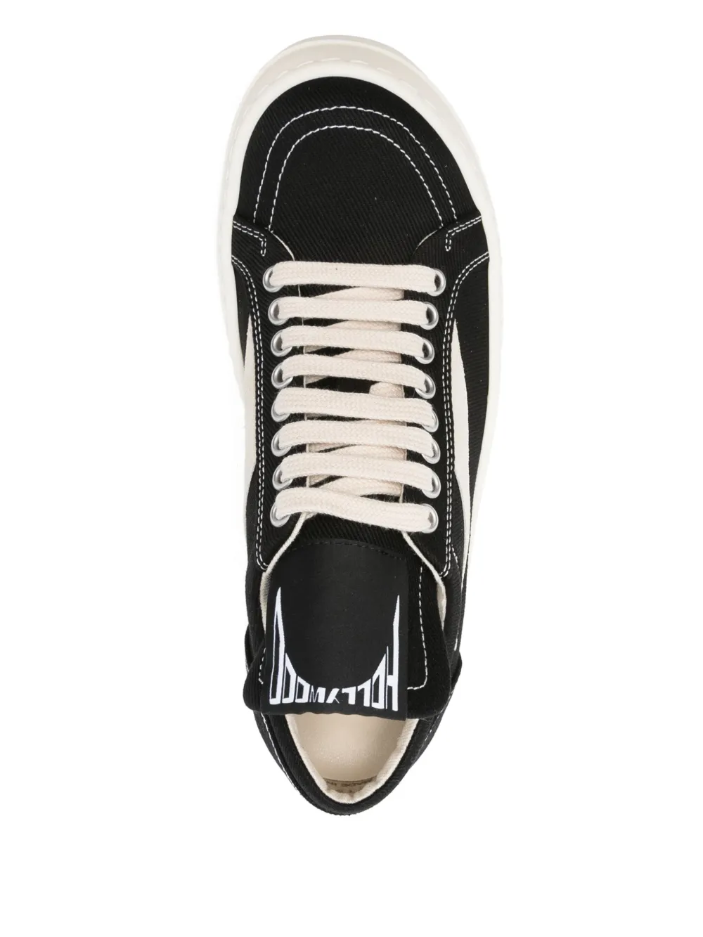 Rick Owens DRKSHDW Hollywood sneakers Zwart