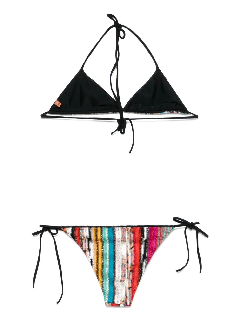 Missoni Gestreepte bikini - Zwart