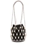 Rosantica crystal embellishment bag - Black