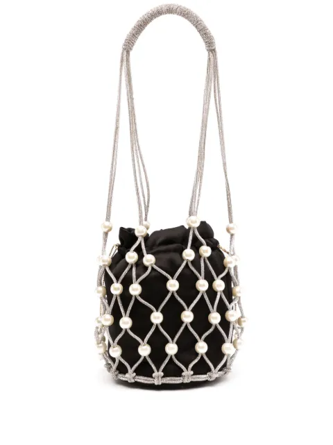 Rosantica crystal embellishment bag