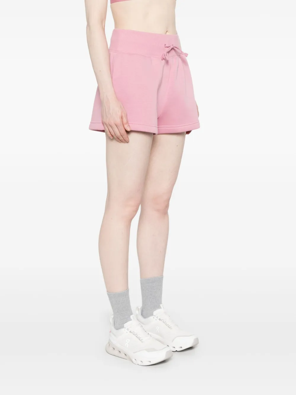 Nike Shorts met jersey textuur Roze