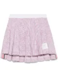 Thom Browne tweed mini skirt - White