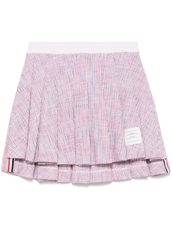 Thom Browne ツイード ミニスカート | ホワイト | FARFETCH JP