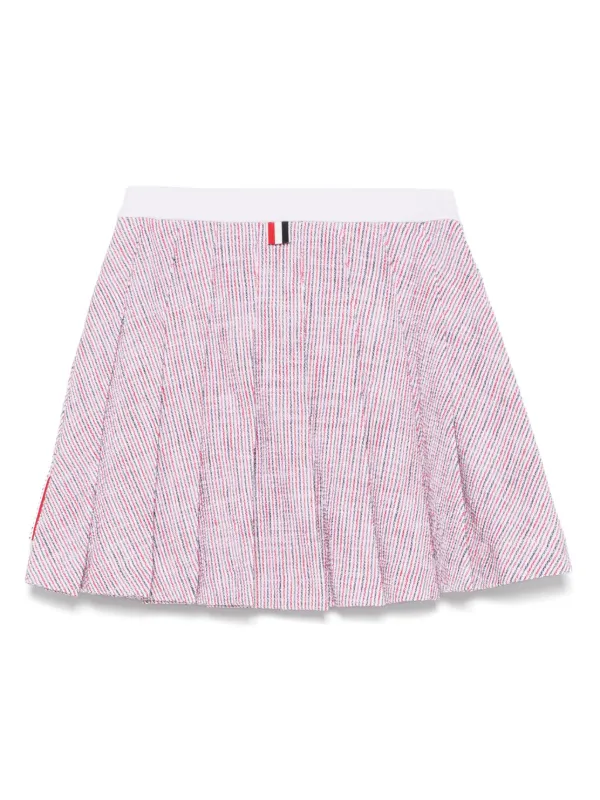 Thom Browne ツイード ミニスカート | ホワイト | FARFETCH JP