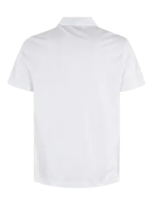 Tシャツ・カットソー DONDUP SS25 POLO SHIRT (UT122 M00699U PTR 632) Regular-fit polo shirt in cotton crepe for men, green | Dondup