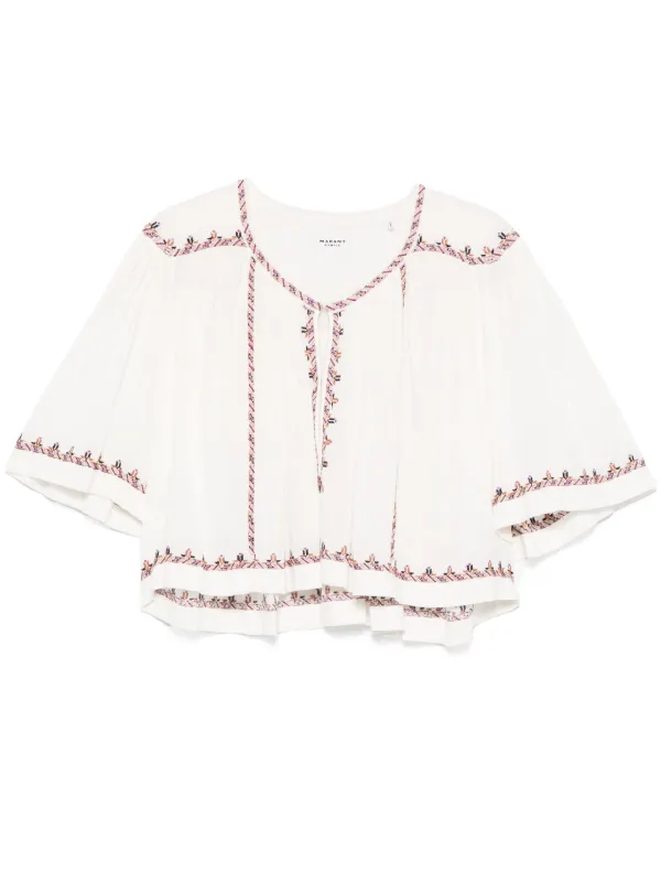 Marant Étoile Felicity Blouse in Neutrals