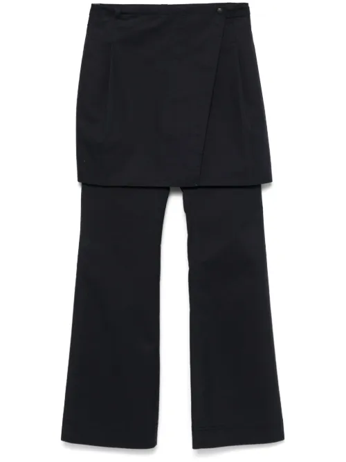 Pantalon croisé à design superposé - Low Classic - Modalova