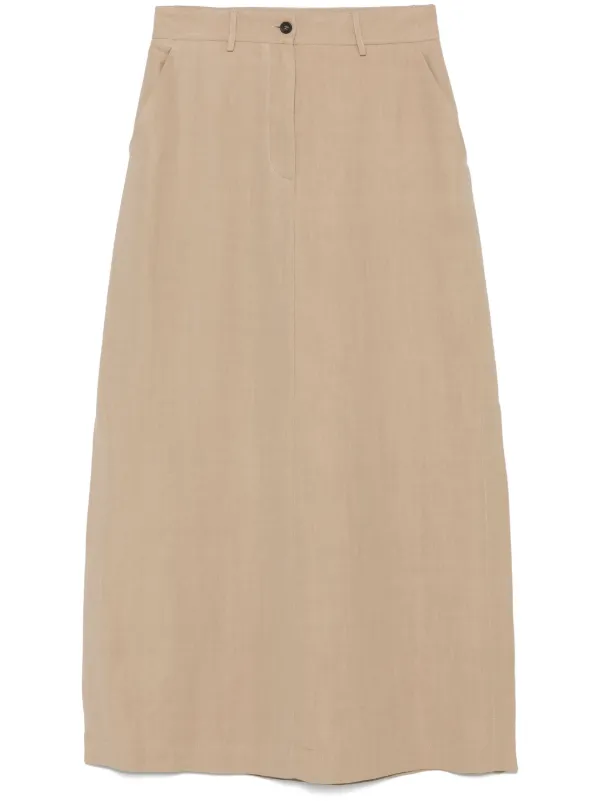 スカート Antonelli Beige Iglesias Maxi Skirt 28452504_57870671_600.jpg