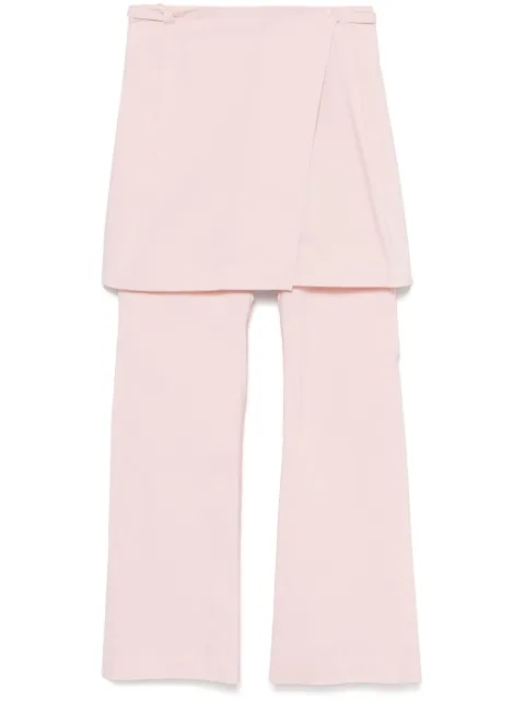 Low Classic pantalones cruzados a capas