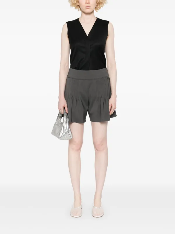 ショートパンツ LOW CLASSIC Women Shorts  Burmudas LW251PT04 GREY 28452523_57872303_600.jpg