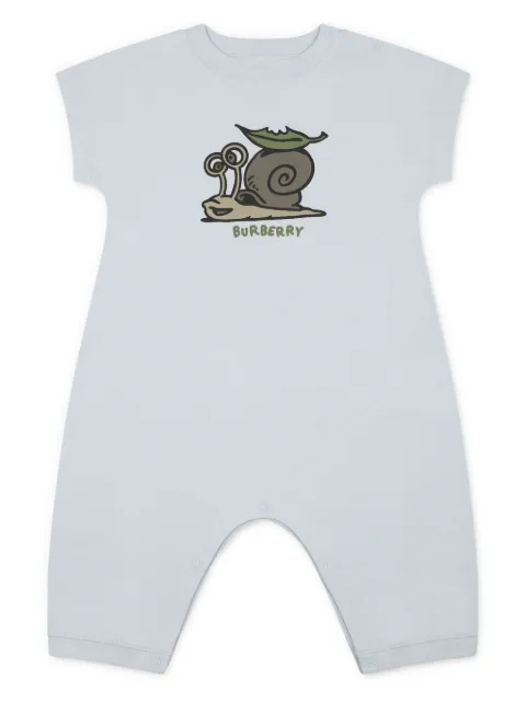 Burberry Kids Snail-print romper 