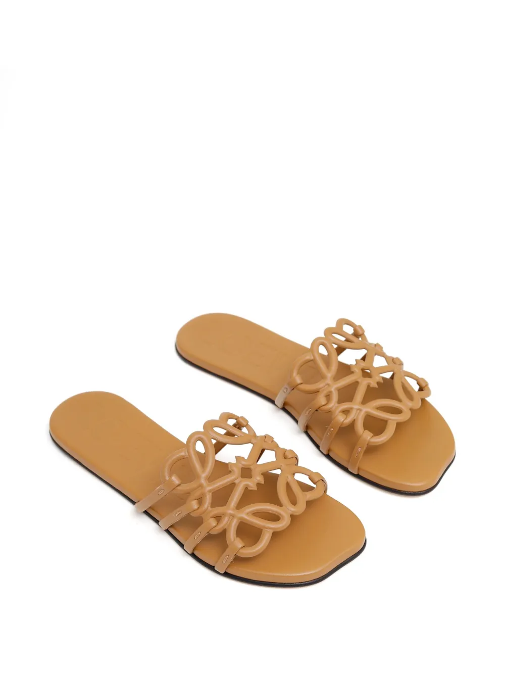 LOEWE Petal Anagram slippers - Beige