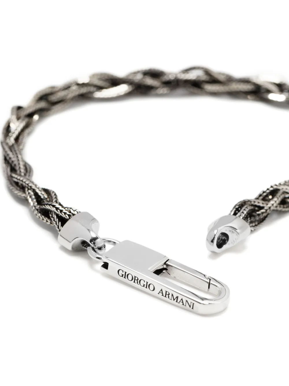 Giorgio Armani Armbanden met schakelkettingdetail - Zilver