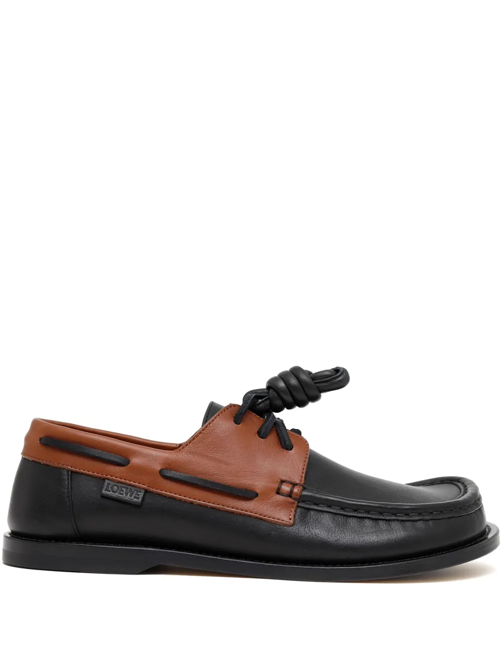 LOEWE Leren loafers Zwart