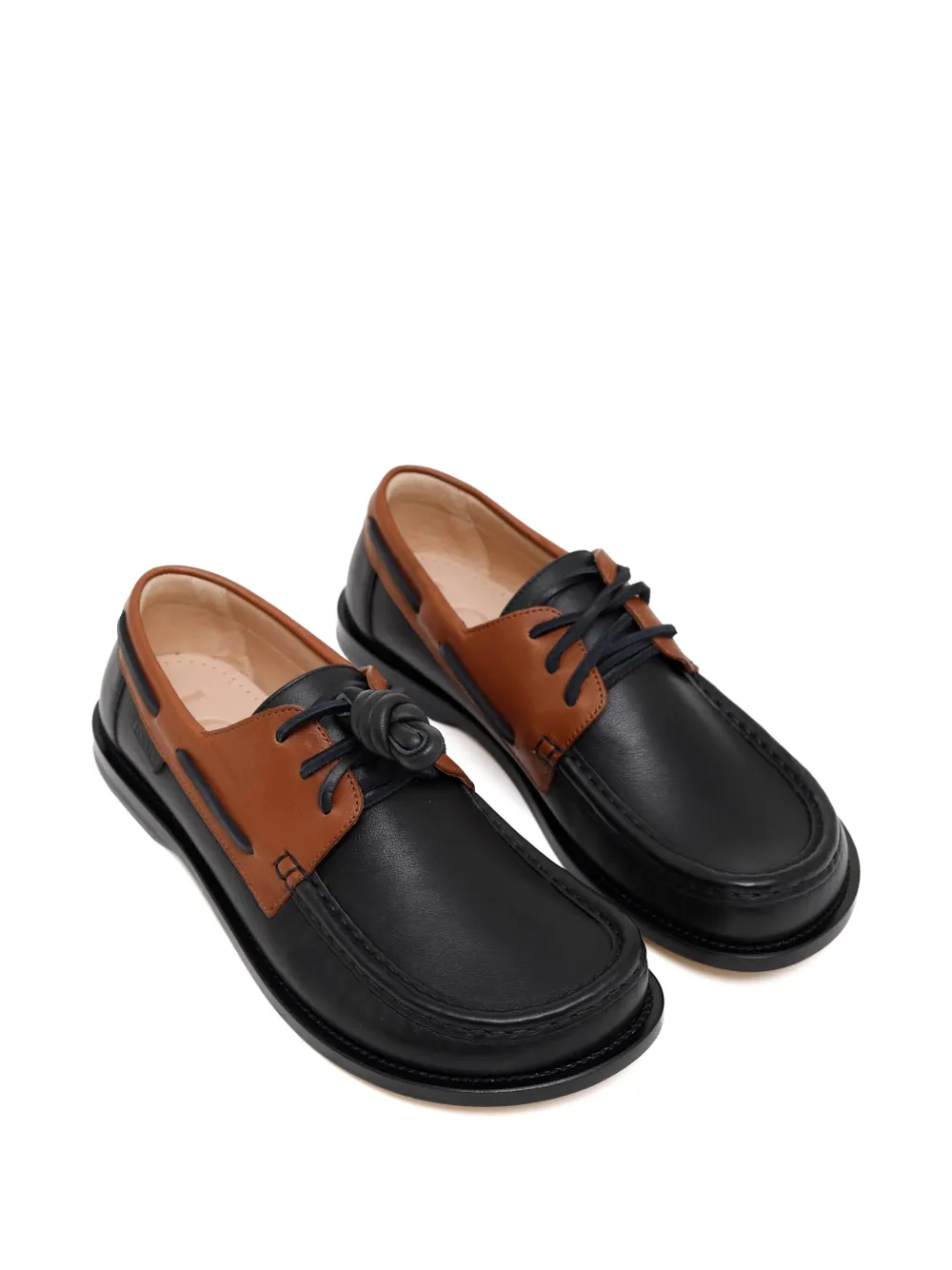 LOEWE Leren loafers Zwart