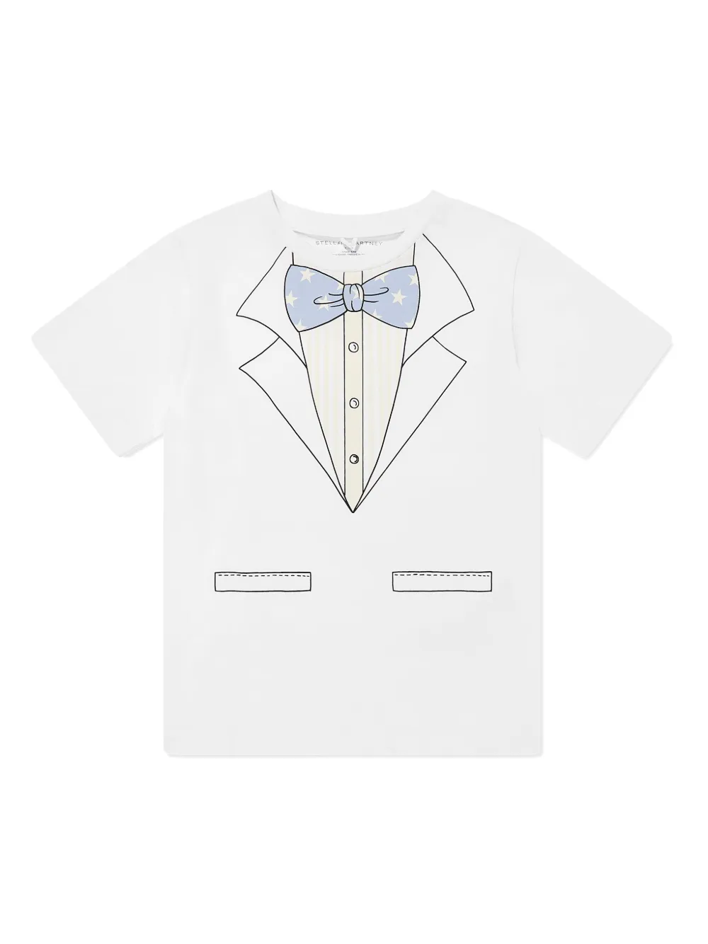 Stella McCartney Kids T-shirt met print Wit