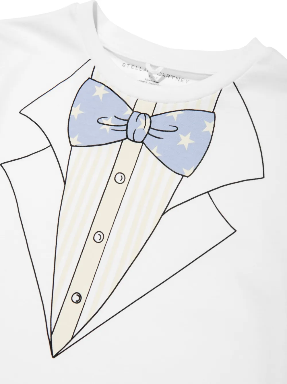 Stella McCartney Kids T-shirt met print Wit