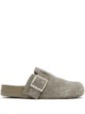 LOEWE Ease Buckle mules - Green