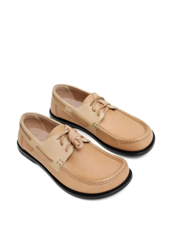 LOEWE Campo Boat Shoes | Neutrals | FARFETCH
