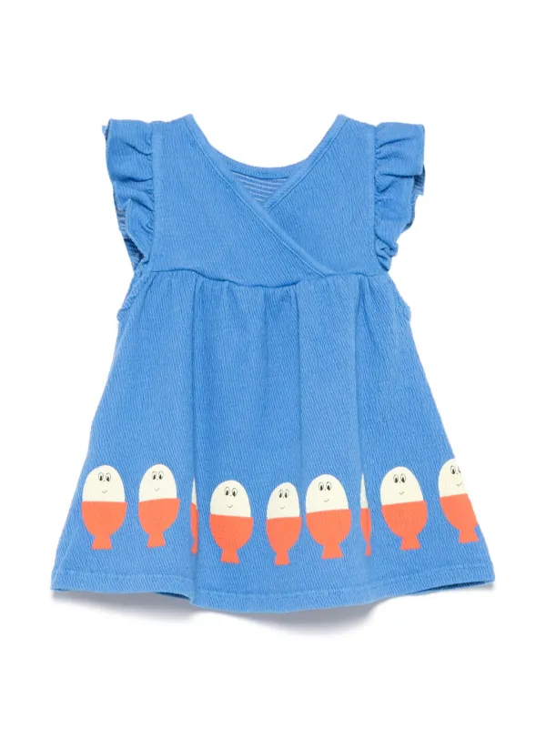Bobo Choses Morning Egg Dress Blue FARFETCH LB