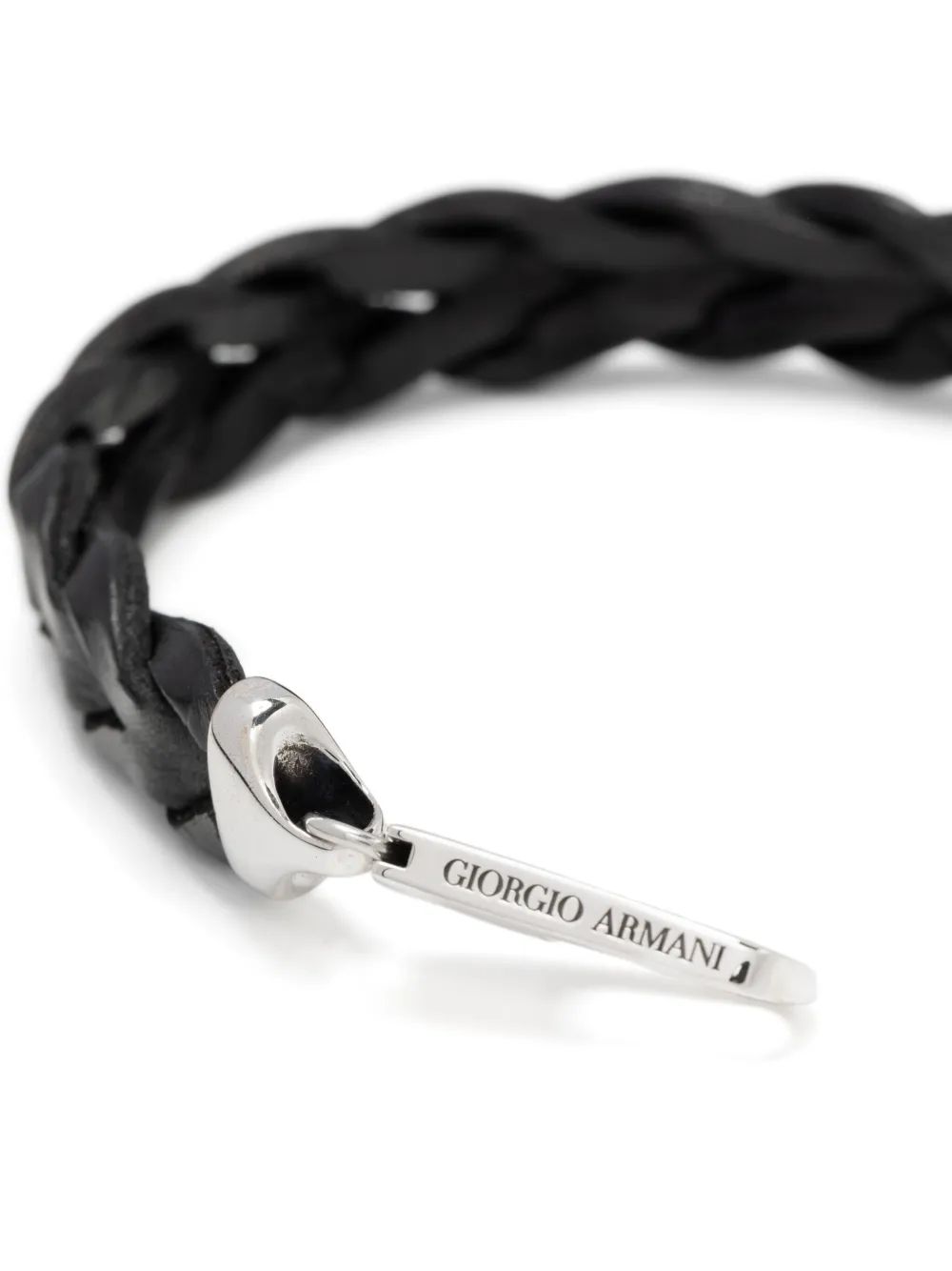 Giorgio Armani Armbanden met kettingdetail - Zwart