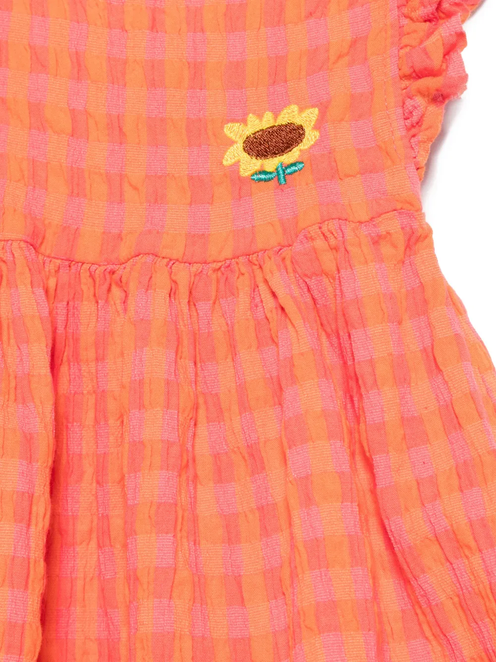 Bobo Choses Vichy jurk Oranje