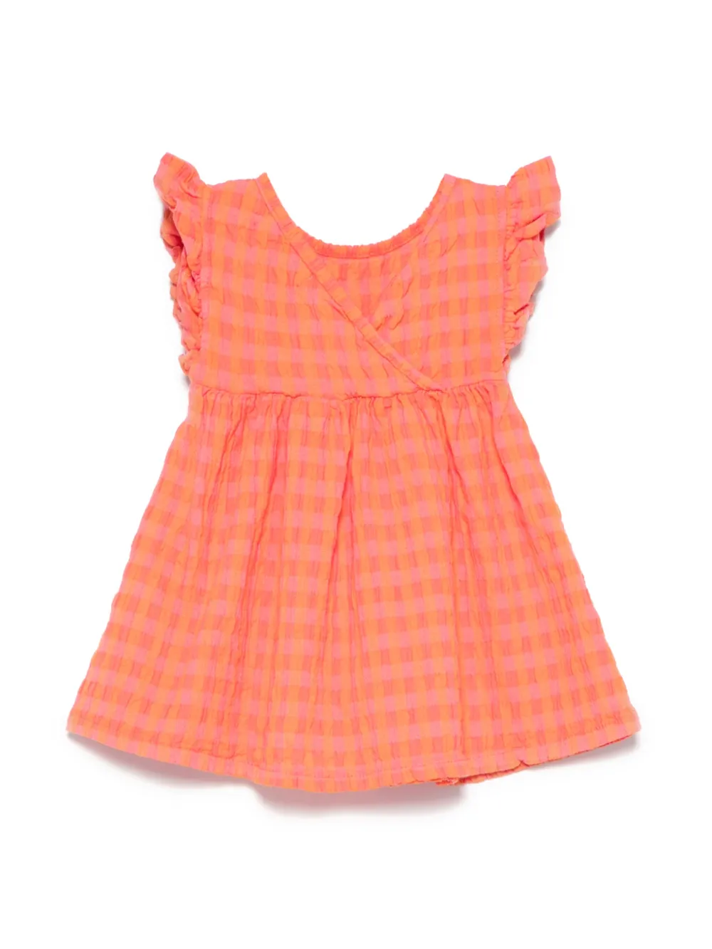 Bobo Choses Vichy jurk - Oranje