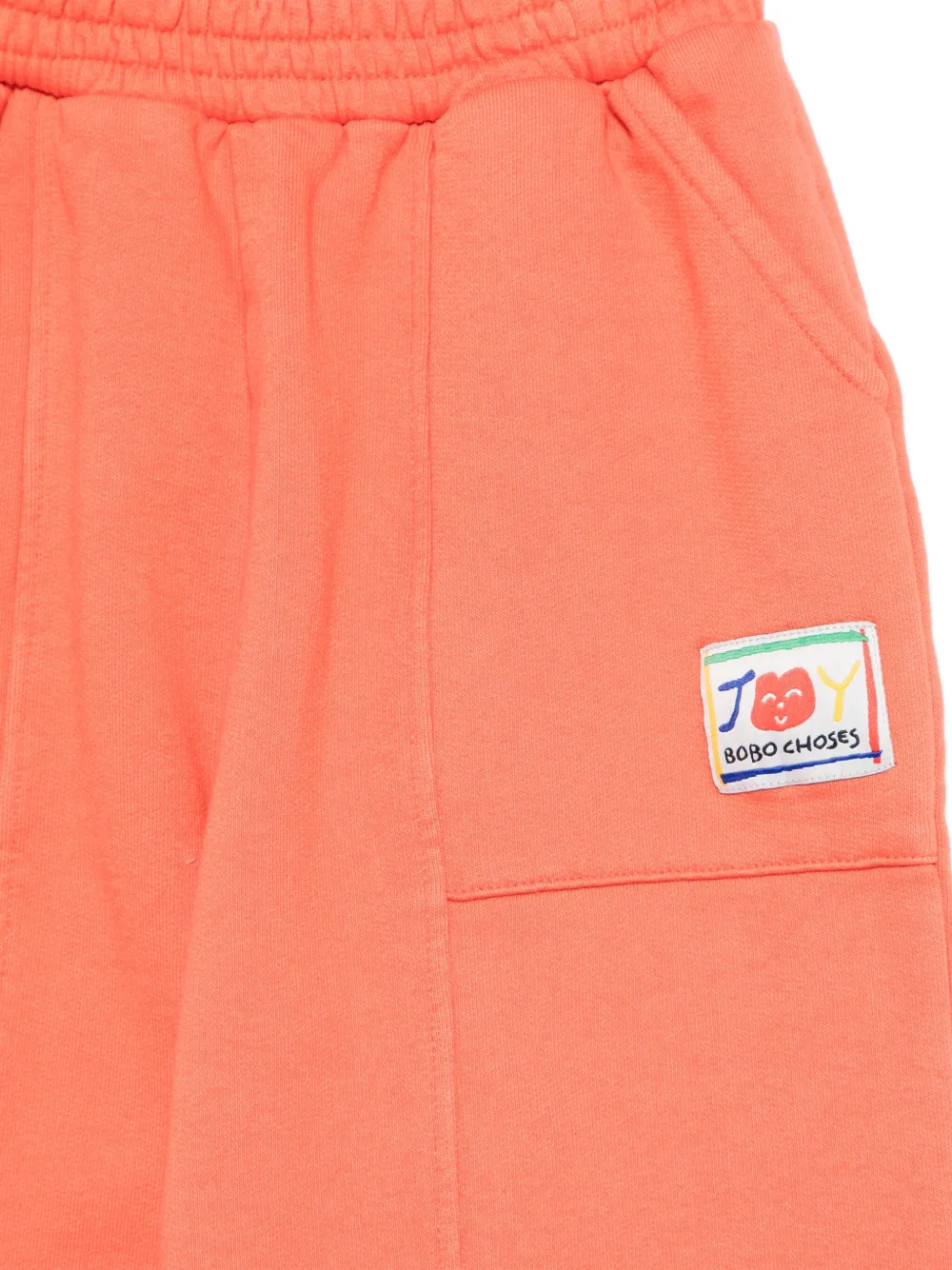 Shop Bobo Choses Smiling Track Pants In Orange