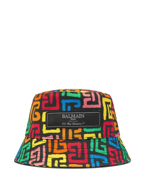 Balmain Kids Chapéu monogramado