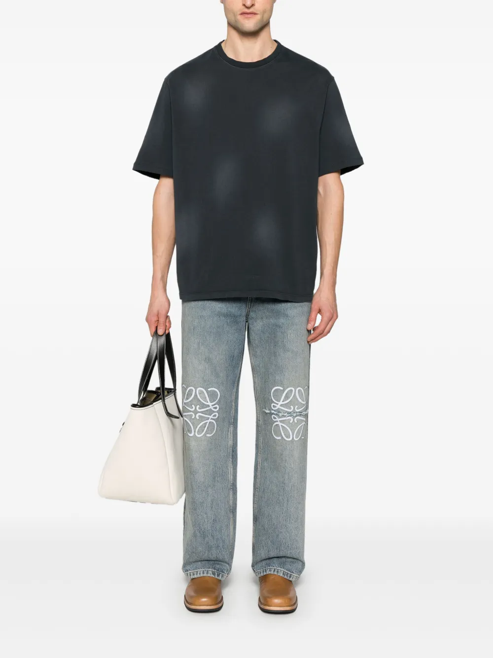 LOEWE Anagram T-shirt - Zwart